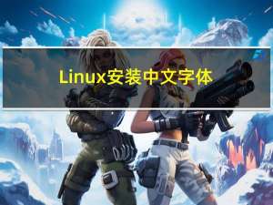 Linux安装中文字体