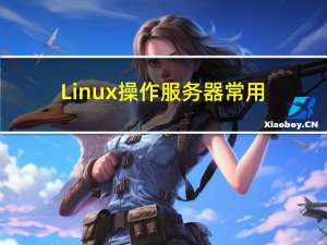 Linux操作服务器常用操作