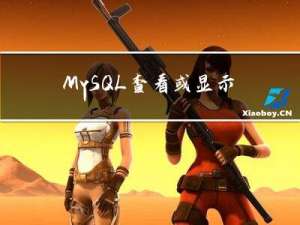MySQL查看或显示数据库（SHOW DATABASES语句）