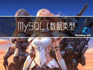 MySQL（数据类型）