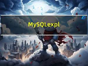 MySQL - explan - key_len
