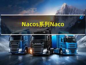Nacos系列-Nacos服务注册与发现