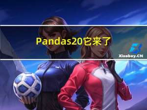 Pandas2.0它来了，这些新功能你知道多少？