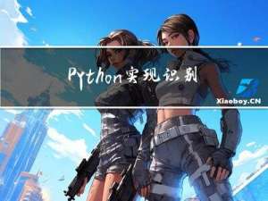 Python实现识别手写数字大纲