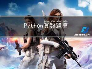 Python算数运算符及分支和循环结构