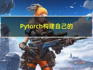 Pytorch构建自己的数据集