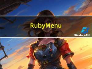 Ruby Menu