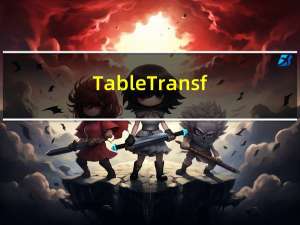 Table Transformer做表格检测和识别实践