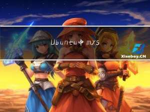 Ubuntu中mysql8初始化