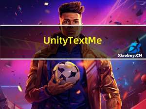 Unity TextMeshPro