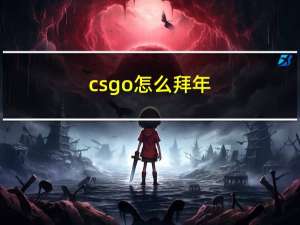 csgo怎么拜年