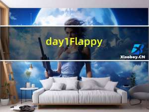 day1 Flappy bird项目介绍