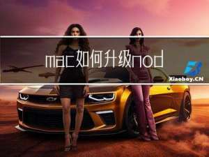 mac如何升级node版本、切换node版本