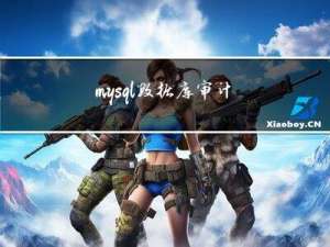 mysql数据库审计（2）