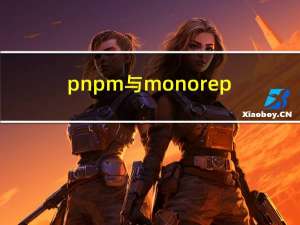 pnpm与monorepo架构