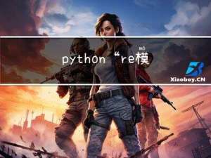 python“r e 模块“常见函数详解