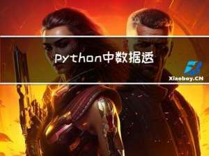 python中数据透视表