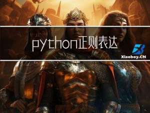 python 正则表达式