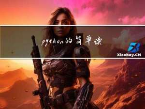 python的简单读写操作