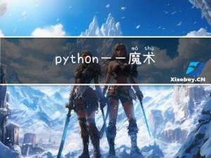 python -- 魔术方法