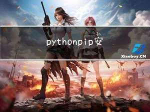 python pip安装问题