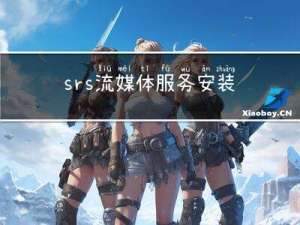 srs流媒体服务安装和使用