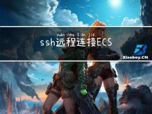 ssh远程连接ECS实例连接失败
