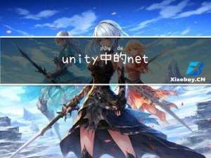 unity 中的.net 概述
