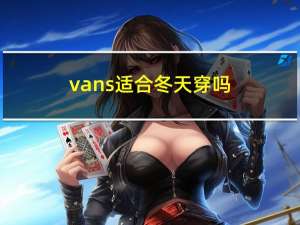 vans适合冬天穿吗