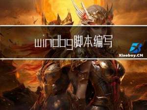 windbg脚本编写和调试