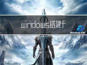 windows搭建ftp及原理（小白向）