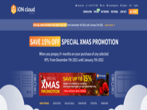 iON Cloud，美国VPS云服务器低至5折/双11特惠，美国洛杉矶/圣何塞/夏威夷，KVM虚拟/2核2G内存1Gbps带宽11.1美元/月