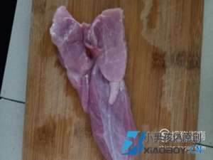 上海青瘦肉炒饭的制作方法
