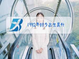 1992年除夕出生属什么