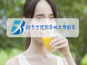 除夕才放假异地工作回家