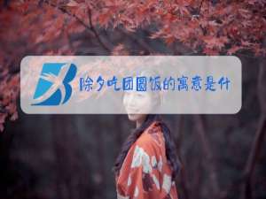 除夕吃团圆饭的寓意是什么