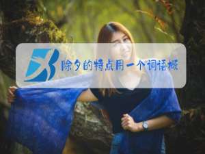 除夕的特点用一个词语概括出来