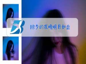 除夕的夜晚明月如盘