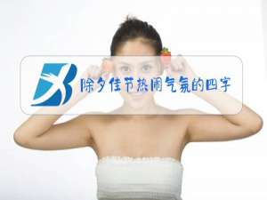 除夕佳节热闹气氛的四字词语