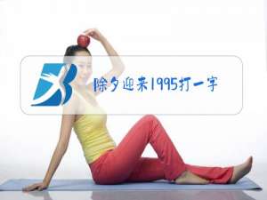 除夕迎来1995打一字