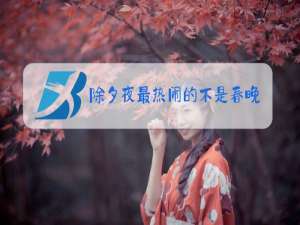 除夕夜最热闹的不是春晚出处