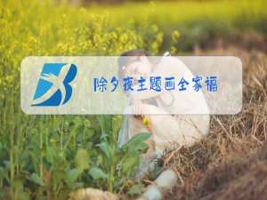 除夕夜主题画全家福