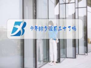 今年除夕没有三十了吗