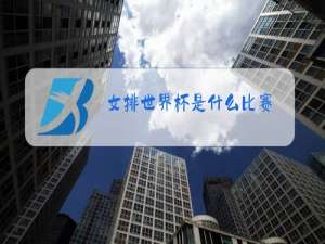 女排世界杯是什么比赛