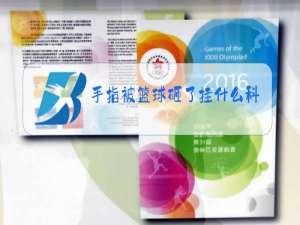 手指被篮球砸了挂什么科