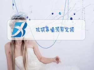 玻璃幕墙预算定额
