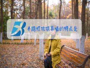半隐框玻璃幕墙的特点是