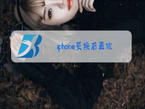 iphone更换后盖玻璃