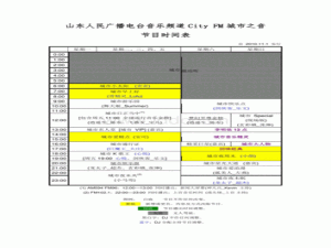 fm音乐电台频道列表山东