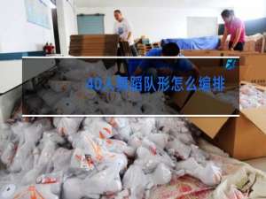 40人舞蹈队形怎么编排